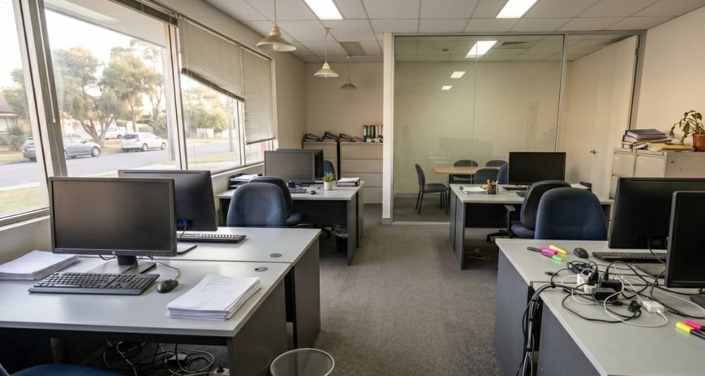Office Cleaning after cleaning by Lufian Cleaning