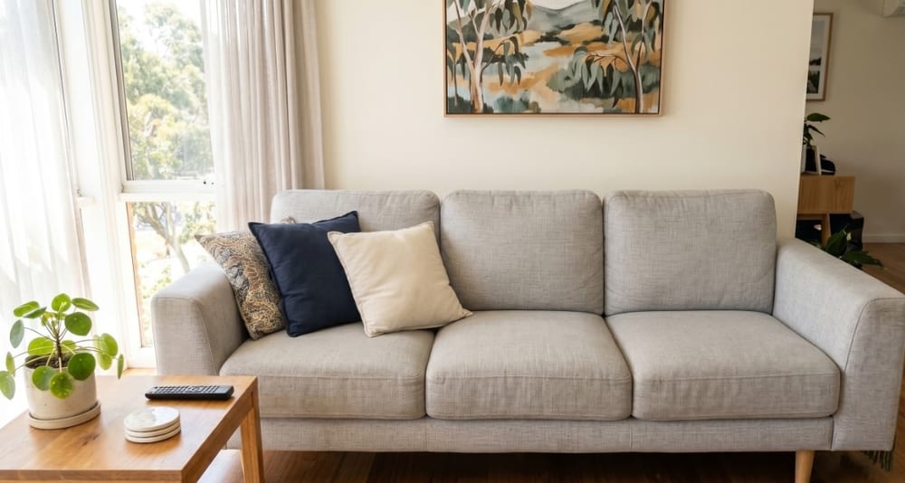 Upholstery Cleaning after cleaning by Lufian Cleaning